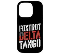 Tangos Delta de Foxtrots Divertidos tangos de Delta de Foxtrots Carcasa para iPhone 14 Pro