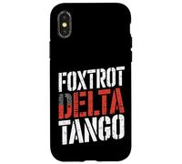 Tangos Delta de Foxtrots Divertidos tangos de Delta de Foxtrots Carcasa para iPhone X/XS