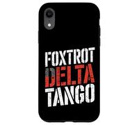 Tangos Delta de Foxtrots Divertidos tangos de Delta de Foxtrots Carcasa para iPhone XR