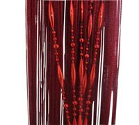 Tangpan Cortina divisora Decorativa para Puerta, diseño de Gotas de rocío, Color Vino