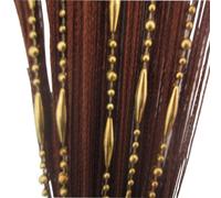 Tangpan Decorative Dew Drop Beadeds Door Curtain Divider (Brown) by