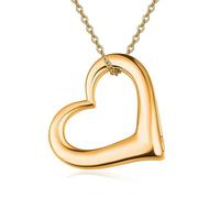 TANGPOET Ashes Jewellery - Collar de urna de recuerdo de plata de ley 925 para cenizas, colgante para mamá, papá, mujeres, hombres, mascotas, con kit de relleno de embudo, Plata esterlina