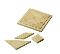 Tangram - Bambú - 7 Piezas Del Puzzle - Juego de Ingenio
