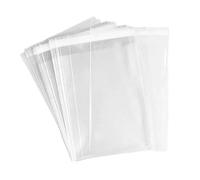 Tangseajiao 100 bolsas de celofán transparentes resellables de 6 x 9 pulgadas, buenas para panadería, velas, jabón, galletas, suministros de envoltura de regalos