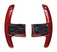 TANGSEN Cubierta de cambio de volante de fibra de carbono real compatible con BMW Series 3 5 6 7 M5 F90 F97 F98 G01 G02 G05 G06 G07 X3 X4 X5 X6 X7 X3M X4M Accesorios para coche