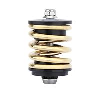 TANGSIYANG Amortiguador Trasero Bici MontañA Bicicleta Plegable Titanio Eje de Resorte Trasero Amortiguador Suspensión for Accesorios Piezas Bicicleta(Gold)