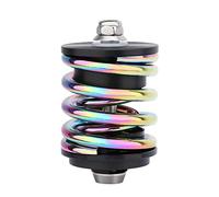 TANGSIYANG Amortiguador Trasero Bici MontañA Bicicleta Plegable Titanio Eje de Resorte Trasero Amortiguador Suspensión for Accesorios Piezas Bicicleta(Multicolor)