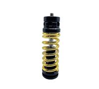 TANGSIYANG Amortiguador Trasero Bici MontañA For los choques Delanteros de la Bicicleta amortiguación Ajustable Amortiguador amortiguar aleación Titanio el Eje(Gold)