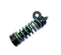 TANGSIYANG Amortiguador Trasero Bici MontañA For plegarse Bicicleta Frontal Tenedor choques amortiguación Ajustable Amortiguador Resorte Titanio aleación Eje ultraligh(Colorful)