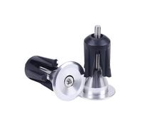 TANGSIYANG ArañAs para Bicicletas 1 par de Tapones Extremo Manillar Bicicleta aleación Aluminio, Tapa montaña y Carretera, Accesorios Ciclismo Multicolor(Silver)