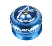 TANGSIYANG ArañAs para Bicicletas Auriculares for Bicicleta de 44mm, Tubo Recto Integrado, aleación Aluminio, Columna dirección MTB, Sistema, Accesorios Horquilla(Blue)