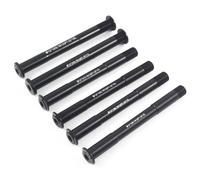 TANGSIYANG Buje Trasero MTB 1 pcs Bicicleta a través del Eje de liberación rápida Bordes Delantero L120 L121 L123 L126 L128 M1 2x1.5 m12x1.0(L120 M12x1.0)