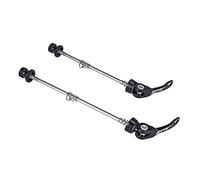TANGSIYANG Buje Trasero MTB MTB Bicicleta Lanzamiento rápido Pinchos HUB Eje Ruedas de Bloqueo Palanca Piezas Bicicleta Aleación Aluminio Frente 9x100 Trasero 10x135mm(Noir)