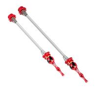 TANGSIYANG Buje Trasero MTB Palanca de liberación rápida Ultralight Titanium Bicycle Cycling Hub 100m-30mm Liberidad Ruedas for Bicicletas Lock(Red)