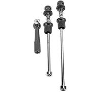 TANGSIYANG Buje Trasero MTB Set de brocheta Bicicleta Conjunto Aluminio ultralumno antirrobo liberación rápida Ruedas Seguridad la Rueda del Cubo Herramienta(Noir)