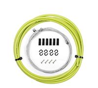 TANGSIYANG Cable Freno Bicicleta 1 Juego de Cable Freno Bicicleta Universal y Kit Carcasa for Palanca Cambios desviador montaña MTB con Tapa(Brake Green 5mm)