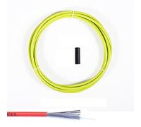 TANGSIYANG Cable Freno Bicicleta Cable de Freno Bicicleta Universal 300 cm, Carcasa for Cable Cambio, Tubo Alambre for desviador Carretera MTB 4 mm/5 mm, línea, Delantero y Trasero(Shift Green)