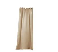 TANGSIYANG Cortina Exterior Impermeable 1 Cortina de Exterior Impermeable, Opaca for Patio, jardín y Playa(Beige,Tab Top_W132 X L274CM 1PC)