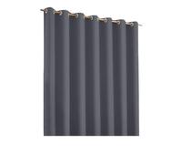 TANGSIYANG Cortina Exterior Impermeable Cortinas Opacas Extra Grandes for Exteriores, Resistentes al Viento, con Ojales en la Parte Superior e Inferior, Impermeables for Patio(Dark Grey,254x243cm)