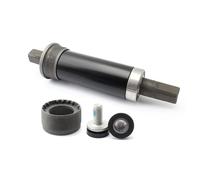TANGSIYANG Eje Pedalier Bicicleta Inferior Soporte Cuadrado cónico BB 100 120 mm Quar de acuñamiento Acoplamiento Acero con Tornillos Ciclismo lubricante Mudo(100mm)