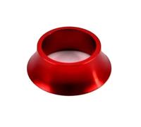 TANGSIYANG Espaciador De Bicicleta Espaciador de Auriculares Montaje, Accesorio aleación Aluminio Repuesto 28,6mm, Metal for Bicicleta, 1 Uds(Red)