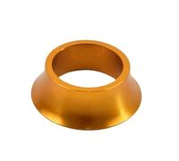 TANGSIYANG Espaciador De Bicicleta Espaciador de Auriculares Montaje, Accesorio aleación Aluminio Repuesto 28,6mm, Metal for Bicicleta, 1 Uds(Gold)