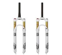 TANGSIYANG Horquilla MTB 1 Uds. Horquilla de Aire for Bicicleta montaña, Enchufe suspensión, Horquilla aleación magnesio 26 27,5 29 Pulgadas 120-120MM(Cone Tube by Wire)