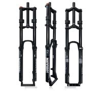 TANGSIYANG Horquilla MTB Horquilla de Aire 26 27,5 29 Pulgadas 9 * 100MM suspensión neumática for Bicicleta montaña eléctrica MTB(27.5 with Damping)