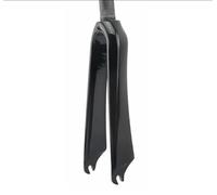 TANGSIYANG Horquilla MTB Horquilla de Bicicleta Fibra Carbono for niños, Horquilla montaña Carretera Plegable BMX, Freno en V for Ruedas 14, 16, 18, 20 y 22 Pulgadas(Gloss 100 20inch)