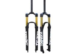 TANGSIYANG Horquilla MTB Horquilla De Bicicleta MTB con Rebote Ajustable, Suspensión Delantera Aire, 26/27,5/29 Pulgadas, 120 Mm Recorrido, Liberación Rápida, Accesorios For(29 Straight)
