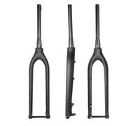 TANGSIYANG Horquilla MTB Horquilla de Carbono for Bicicleta montaña 27,5" y 29" 650B, Horquilla rígida cónica con Eje pasante 15 x 100 mm, Accesorio for(27.5er Black Matte)