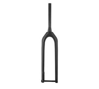 TANGSIYANG Horquilla MTB Horquilla de Carbono for Bicicleta montaña rígida 27,5" o 29" con neumáticos cónicos MAX 3.0 15 x 110 mm y 1-1/8" a 1-1/2"(27.5er Matt Black)