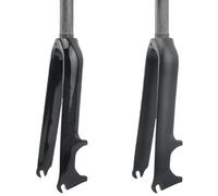 TANGSIYANG Horquilla MTB Horquilla de Carbono for Bicicleta Plegable Horquillas Delanteras for Tubo dirección 14, 16, 18, 20 y 22 Pulgadas Freno Disco 1-1/8(Matte 22 Inch 74mm)