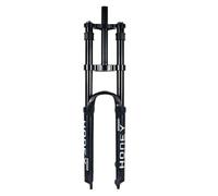 TANGSIYANG Horquilla MTB Horquilla De Hombro For Bicicleta Montaña 26, 27,5 Y 29 Pulgadas, Aleación Magnesio, con Tubo Recto Duradero 9 X 100 Mm Bloqueo Manual(27.5in no Rebound B)