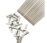 TANGSIYANG Radios para Bicicletas 18 unids/Lote diámetro 4,0mm 170/175/180/190/195/200/205/210/225/238mm radios de Bicicleta(4.0X195mm Silver)