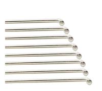TANGSIYANG Radios para Bicicletas 36 pcs Bicycle Spokes 1 2G / 12K Ruedas eléctricas del Motor Centro de Bicicleta 2. 4mm 288mm MTB Bicicleta montaña Ciclismo habló Carretera(12G 251MM)