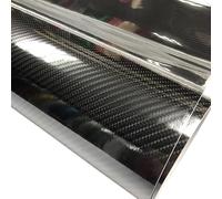 TANGSIYANG Vinilo Coche Película de Fibra de Carbono 6D de Textura súper Grande, 10/20/30/40/50/60 x 152 cm, Fibra de Carbono 6D Vinilo Fibra Carbono(60CM X 152CM)