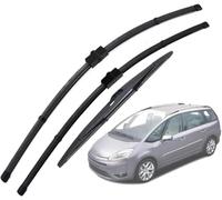 TANGTX Escobillas Limpiaparabrisas para C4 Grand Picasso C4 Picasso 2006 2007 2008, Resistente al Desgaste Juego de escobillas limpiaparabrisas Delanteras y traseras