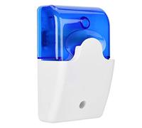 Tangxi 12V Sirena Estroboscópica con Cable, 110dB Alarma Sonido de Sirena Interior y Audible Interior con Cable para de Alarma Seguridad para el Hogar, Azul