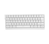 Tangxi 60 Teclado Mecánico Inalámbrico, Compacto RGB Retroiluminado 61 Teclas con Anti Fantasma, Retroalimentación Táctil Sedosa, para Escribir Juegos de PC (White)