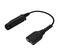 Tangxi Adaptador Cable Audio para Baofeng UV-9R Plus BF-9700 A-58 UV-XR UV-5S GT-3WP, Adaptador de Interfaz K Puerto de Auriculares UV-5R de 2 Pines