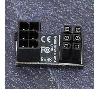 Tangxi Adaptador de Corriente 6PIN, PH36B Convertidor de Adaptador de Corriente Angular de 180 Grados 6PIN para Embellecer el Circuito Interno del Chasis