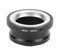 Tangxi Adaptador de Lente M42 a M4/3, Anillo Convertidor de Lente de Cámara, para Montura EP1 EP2 EP3 EPL1 EPL2 Micro 4/3, Enfoque Manual y Ajuste de Apertura