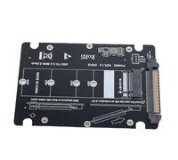 Tangxi Adaptador SSD M.2 a U.2, Adaptador Convertidor SSD M. Key NVMe a U. SFF 8639 M2, PCIE4.0 X4 Gen4 Compatible con 2230 2242 2260 2280