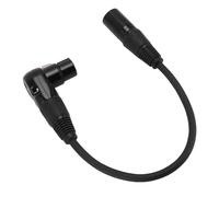 Tangxi Adaptador XLR Macho a Hembra, Cancelación de Ruido y RFI, Diseño de Bloqueo Automático, Antiinterferencias para Consola de Mezclas, Amplificador de Potencia, Micrófonos, Altavoz