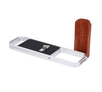 Tangxi Agarre en Forma de L para Cámara, de Madera, Agarre de Aleación de Aluminio con Almohadilla Antideslizante para Cámara X E5 (Silver)