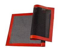 Tangxi Alfombrilla para Hornear Pasteles de Fibra de Vidrio de Silicona, Revestimiento para Horno Resistente Al Calor, Paquete de 2 para Galletas Caseras