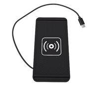 Tangxi Almohadilla de Carga Inalámbrica para Coche para Teléfono iOS 11 12 14 15 16 17, Almohadilla de Carga Inalámbrica Antideslizante Rápida de 20W, Alfombrilla de