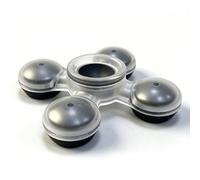 Tangxi Almohadilla de Descanso Antideslizante para Violonchelo, Protector de Suelo de Alto Agarre para Músicos, Alfombrilla de Goma Portátil, 3x3x1 Pulgadas (Transparente)