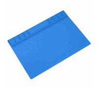 Tangxi Almohadilla Duradera Resistente Al Calor de 350MM X 250MM con Elasticidad para una Fácil Reparación de Teléfonos y Ordenadores Estera Aislante Profesional (azul oscuro)
